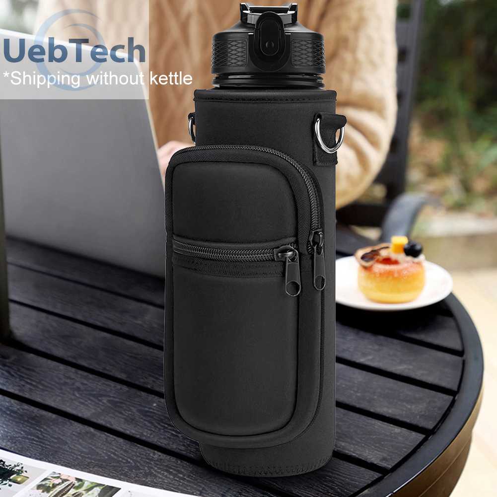 Túi Đựng Bình Nước 1000ML Bằng Cao Su Tổng Hợp Có Dây Đeo Vai Điều Chỉnh Đ