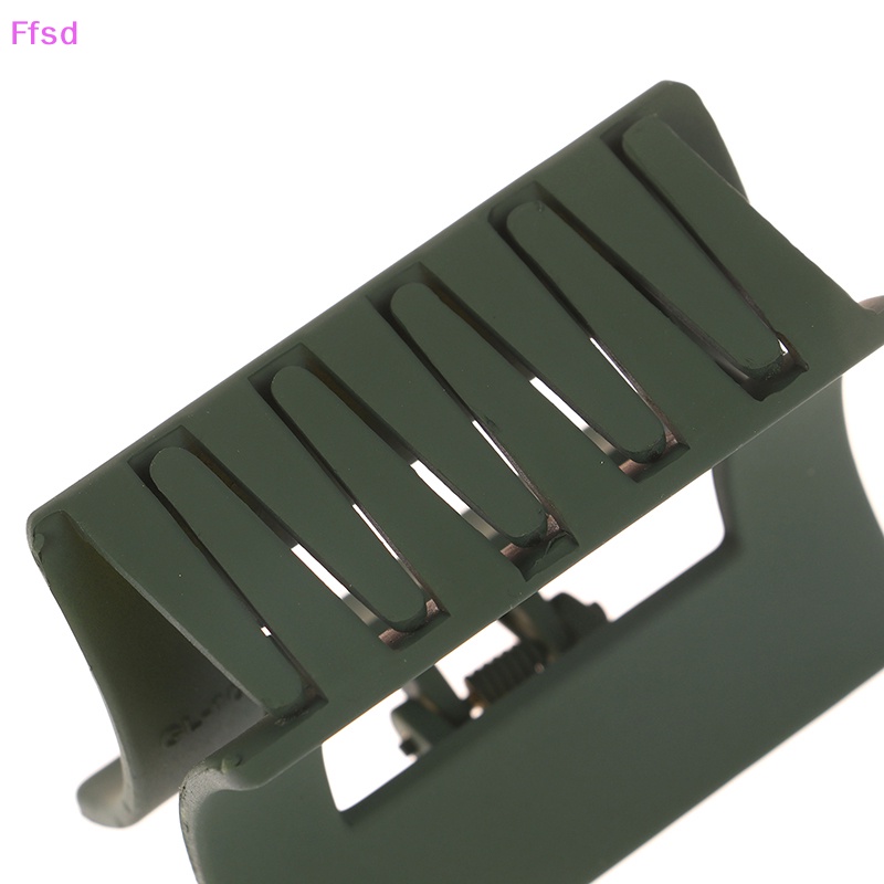 Kẹp Tóc Càng Cua Bằng Nhựa Họa Tiết Hoa Hình Học Cho Nữ