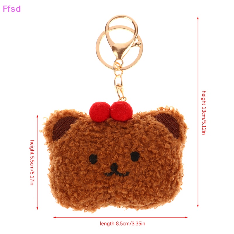 {Ffsd} Móc Khóa Hình Gấu Bông Hoạt Hình Đáng Yêu Dành Cho Bé Gái