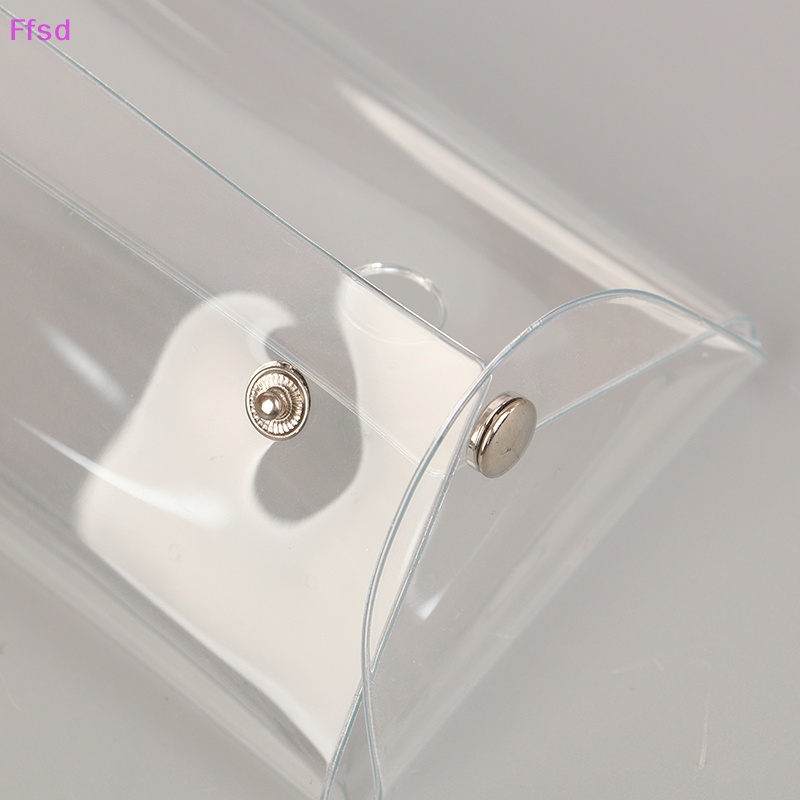 {Ffsd} Hộp Đựng Tiền Xu / Chìa Khóa Trưng Bày Bằng PVC Trong Suốt Thủ Công