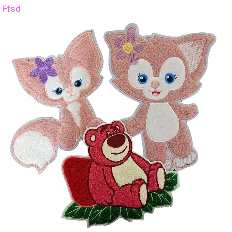 {Ffsd} Miếng Dán Vải Thêu Hình Động Vật Hoạt Hình Lingna Chuông Cáo Nhỏ Dâu Tây Phụ Kiện Quần Áo * Bán Chạy