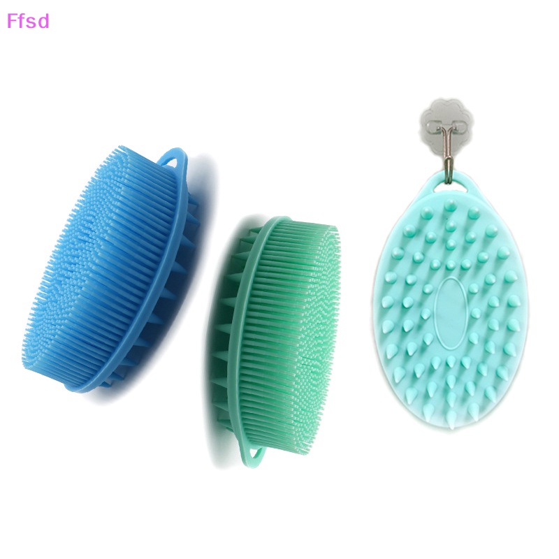 {Ffsd} Bàn Chải Tắm Tẩy Tế Bào Chết Bằng Silicon Mềm Phù Hợp Với Da / Tắm Cho Người Lớn Và Trẻ Em