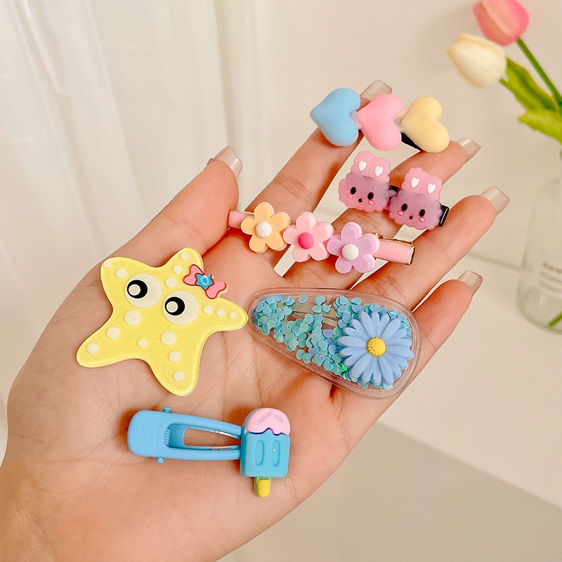 Set 14 Kẹp Tóc Dễ Thương Cho Bé