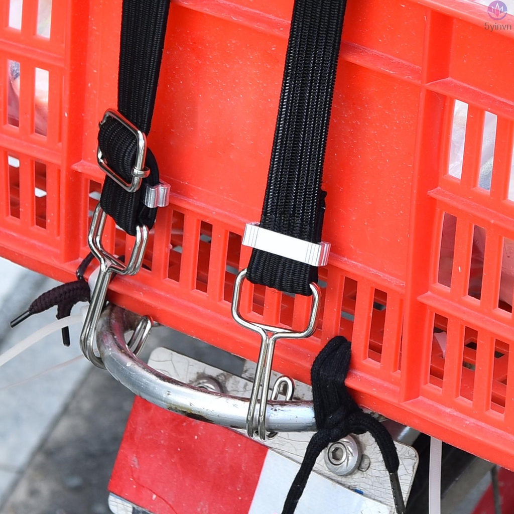 1 Dây Đai Cố Định Yên Sau Xe Đạp Có Móc Co Giãn