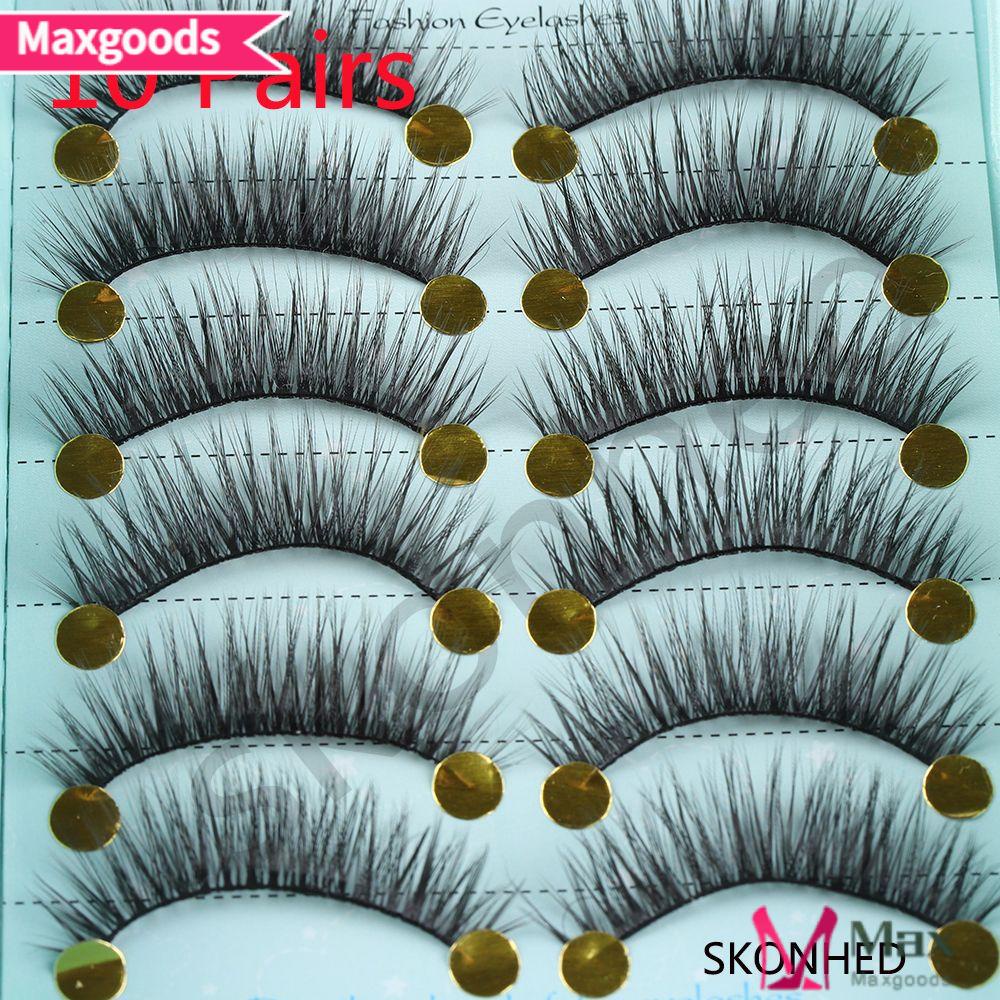 Lông Mi Giả 3D Bằng Lông Chồn Nhân Tạo Thuần Khiết