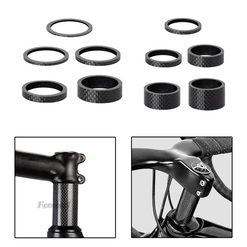 [Fenteer1] 1 1 / 8 &quot;Vòng Đệm Cổ Xe Đạp Bằng Sợi Carbon