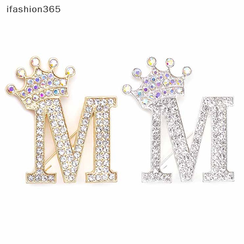 Ghim Cài Áo Hình 26 Chữ Cái A Đến Z Đính Đá Pha Lê Thời Trang Cho Nữ ifashion365