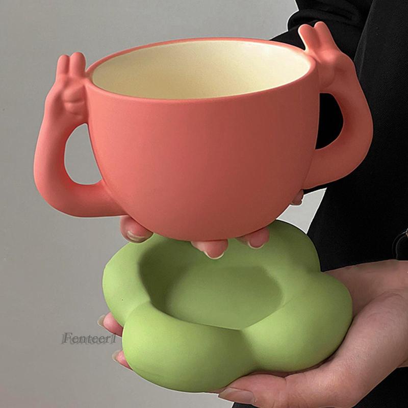 1 Cốc Sứ Uống Nước / Trà Sữa / Cà Phê Kiểu Sáng Tạo Dùng Tại Nhà