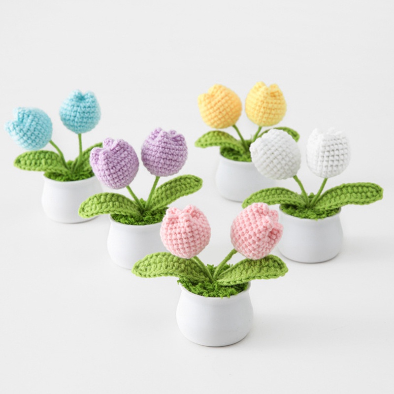 Bó Hoa Tulip Nhân Tạo Trang Trí