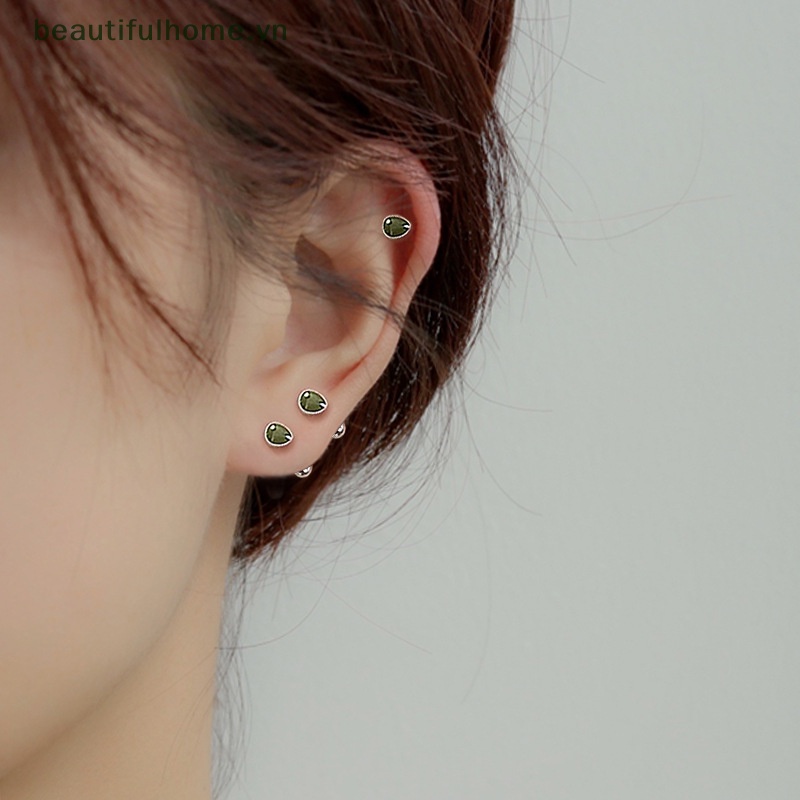 1 Đôi Bông Tai Hình Quả Bơ Dạng Xoắn Ốc Dành Cho Nữ