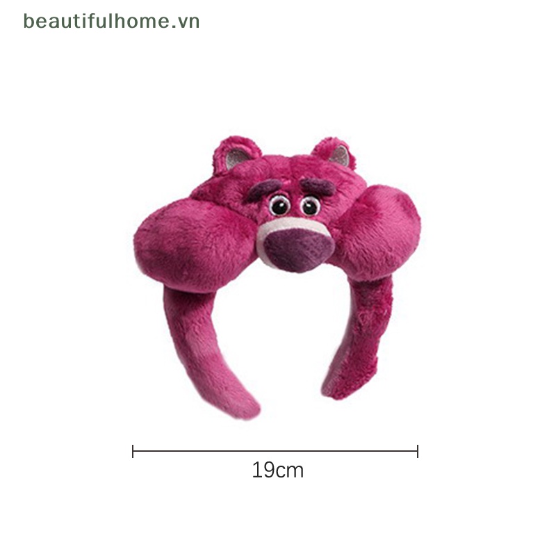 [beautifulhome] Băng Đô Lông Xù Kiểu Hoạt Hình Gấu Đáng Yêu Dành Cho Rửa Mặt / Trang Điểm Tiệc Tùng [beauty]