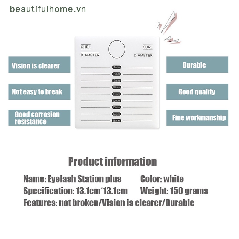 Khay Đựng Keo Dán Lông Mi Giả 2 Trong 1 Bằng Acrylic Tiện Dụng