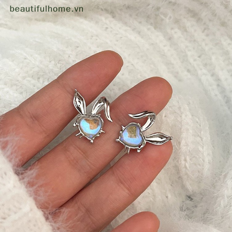 [beautifulhome] Bông Tai Dạng Kẹp Hình Thỏ Thanh Lịch Ngọt Ngào Cho Nữ [beauty]
