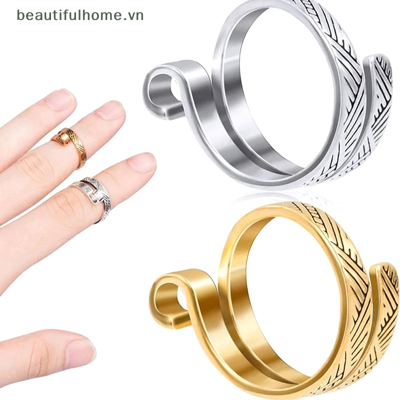 [beautifulhome] Vòng Nhẫn Đan Len Có Thể Điều Chỉnh Dùng Làm Trang Sức / Làm Đẹp [beauty]