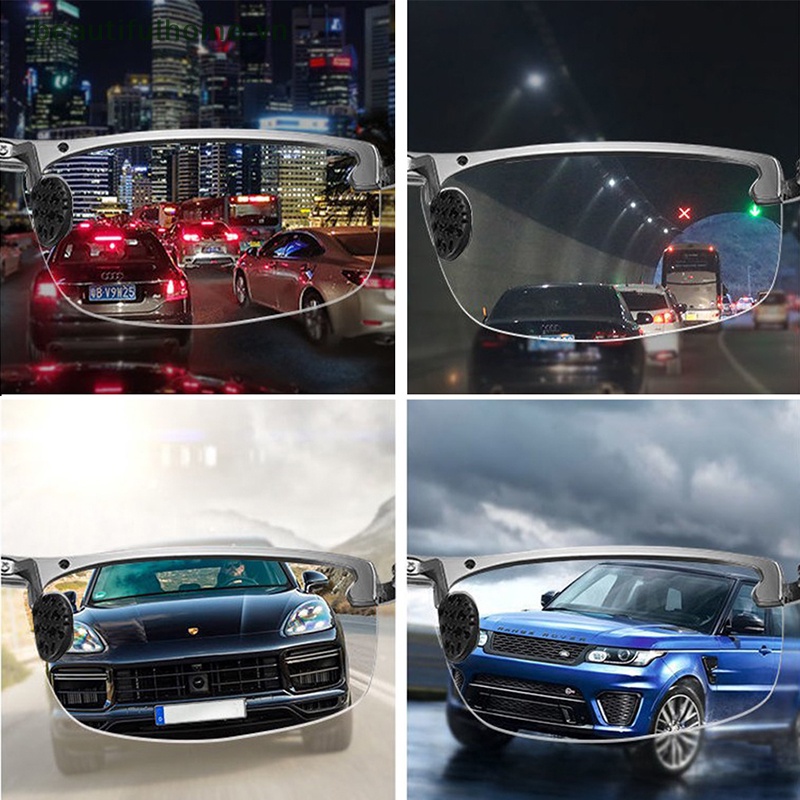 Kính Mát Phân Cực Chống Tia UV 400 Phân Cực Hỗ Trợ Tầm Nhìn Ban Đêm Cho Nam