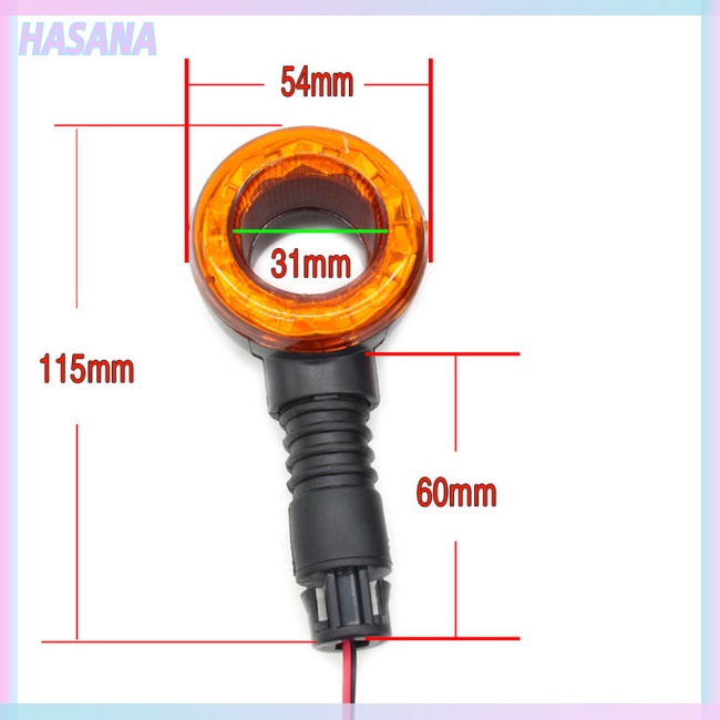 1 Cặp Đèn Led Tín Hiệu 36-72v Cho Xe Máy Điện HASA