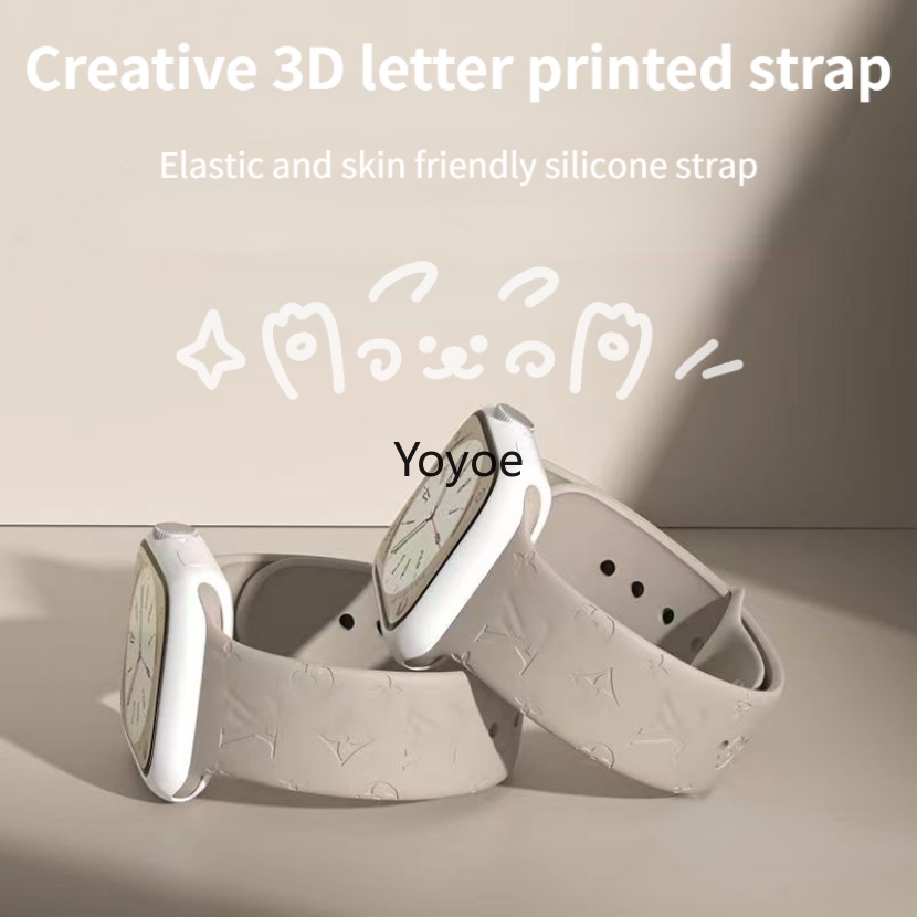Dây Đeo Silicon Màu Laser Cho Đồng Hồ Thông Minh Apple Watch Band 49mm 45mm 41mm 44mm 40mm 42mm 38mm iwatch Series 8 7 6 5 4 Ultra