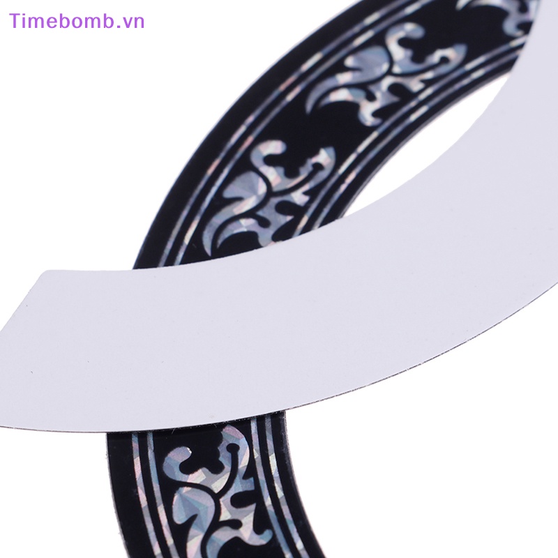 # Túi Đeo Chéo Thời Trang Hàn Cho Nữ # Miếng Dán Lỗ Âm Thanh Hình Hoa Hồng Màu Đen + Bạc Cho Đàn Guitar Cổ Điển