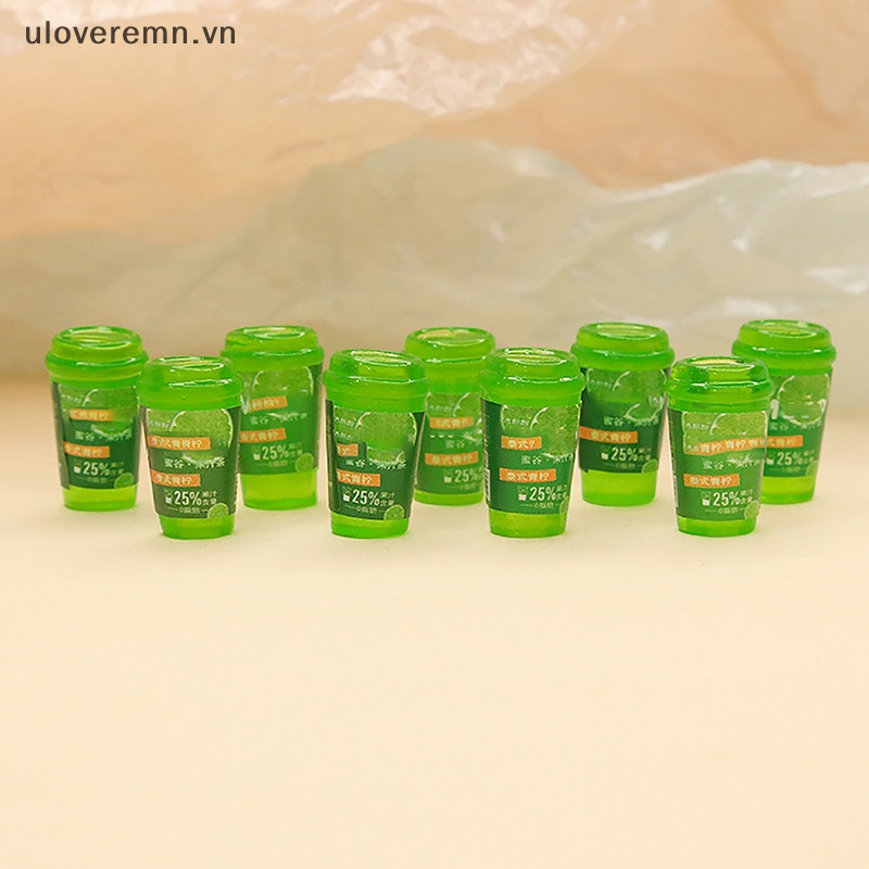 Set 5 Ly Nước Mini Đồ Chơi Cho Nhà Búp Bê