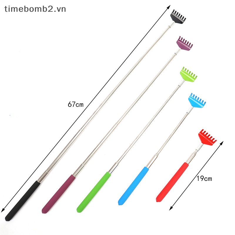 Cây Gãi Lưng Bằng Thép Không Gỉ Có Thể Thu Gọn