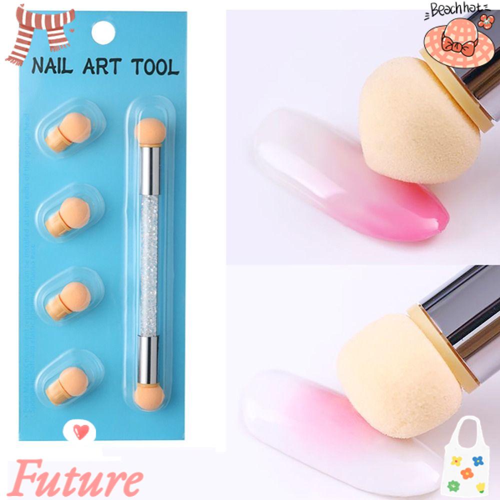 FUTURE Bút Hai Đầu Kèm 4 Đầu Thay Thế Chuyên Dụng Cho Vẽ Móng Nghệ Thuật