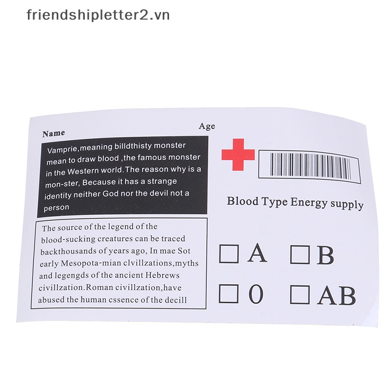 Túi Máu Giả Bằng Nhựa PVC 350ml Trang Trí Halloween