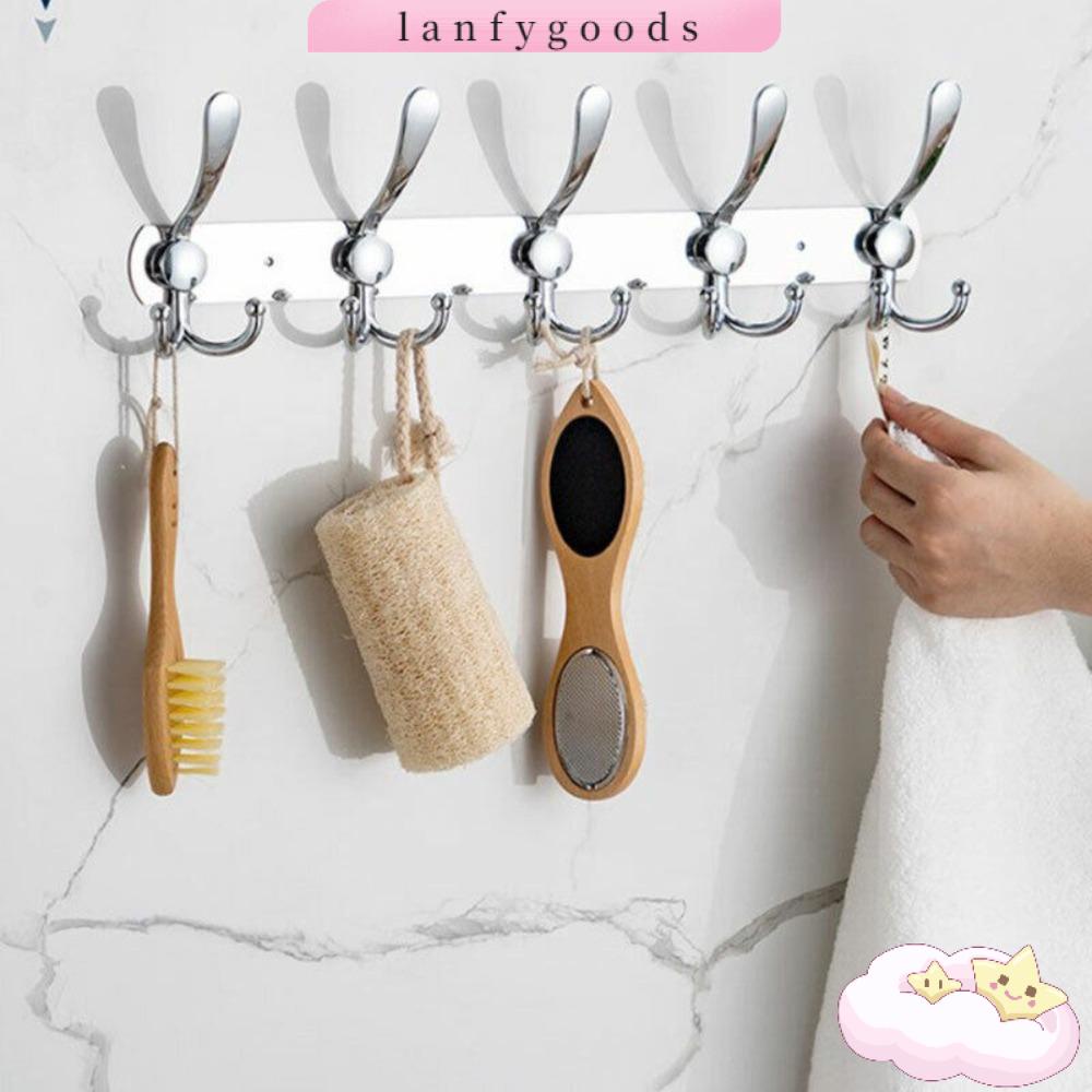 Móc Treo Áo Khoác Bằng Thép Không Gỉ Gắn Tường Tiện Dụng Cho Khách Sạn