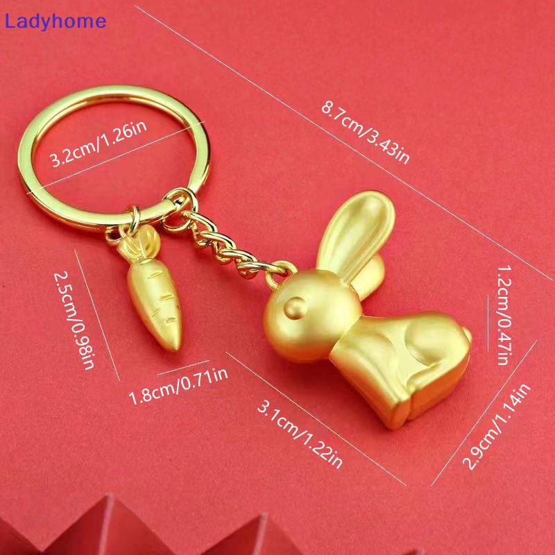 Móc Khóa Hình Thỏ Hoàng Đạo Năm Mới 2023