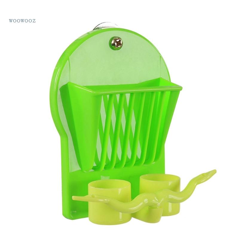 Bát Đựng Thức Ăn / Nước Trái Cây Tự Động Chống Văng Cho Chim Vẹt