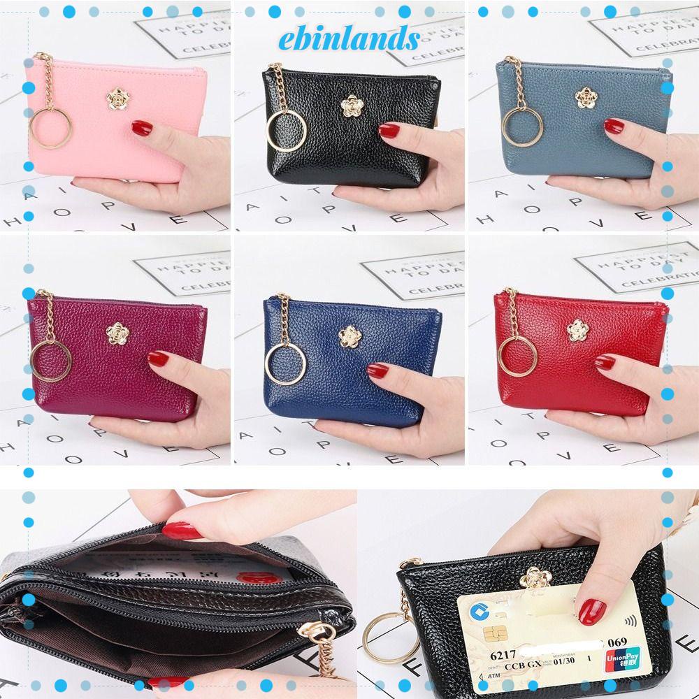 Ví Da Cầm Tay Có Khóa Kéo Giá Đỡ