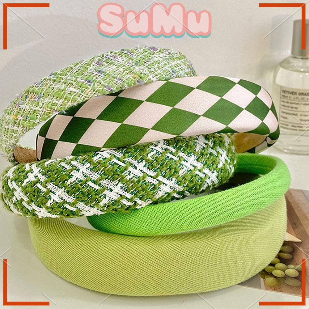 Băng Đô Rửa Mặt / Trang Điểm Màu Xanh Lá Cây Chống Trượt