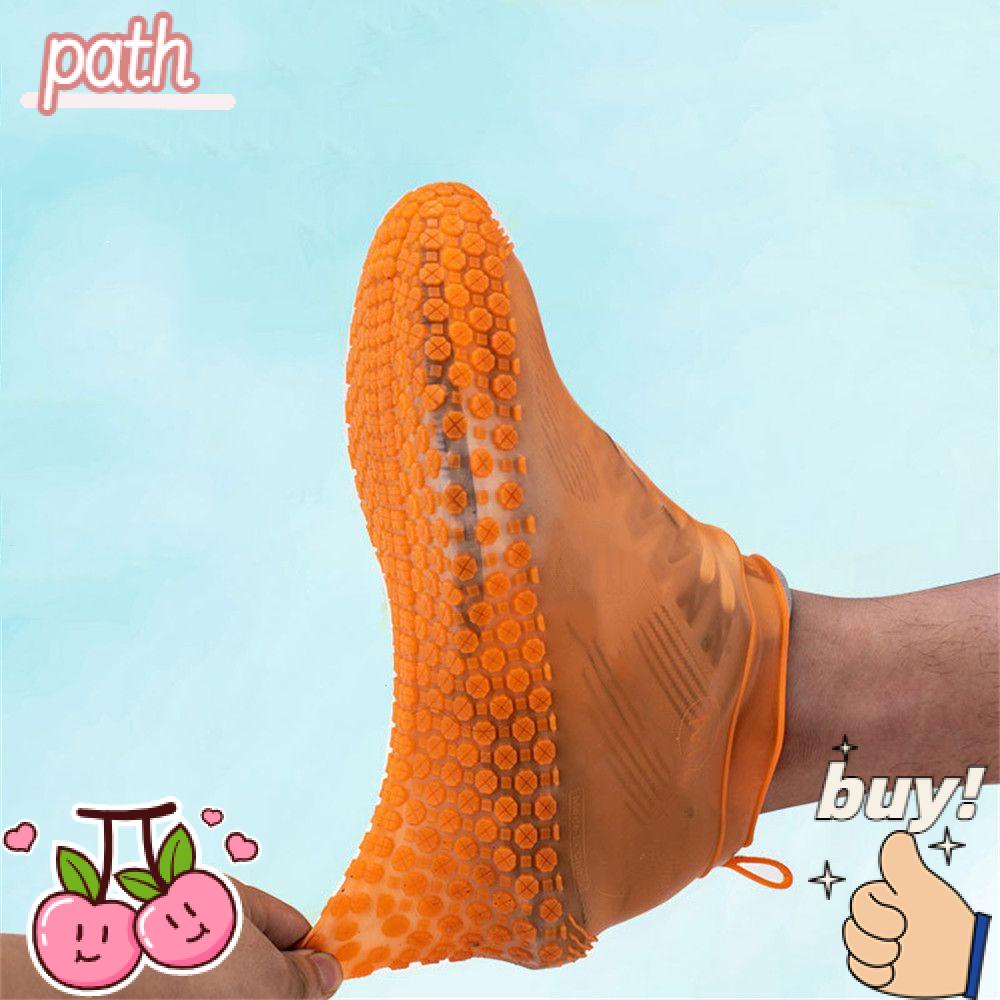 Vỏ Bọc Giày Đi Mưa Bằng Chất Liệu Mềm Mại Co Giãn Chống Trượt Chống Thấm