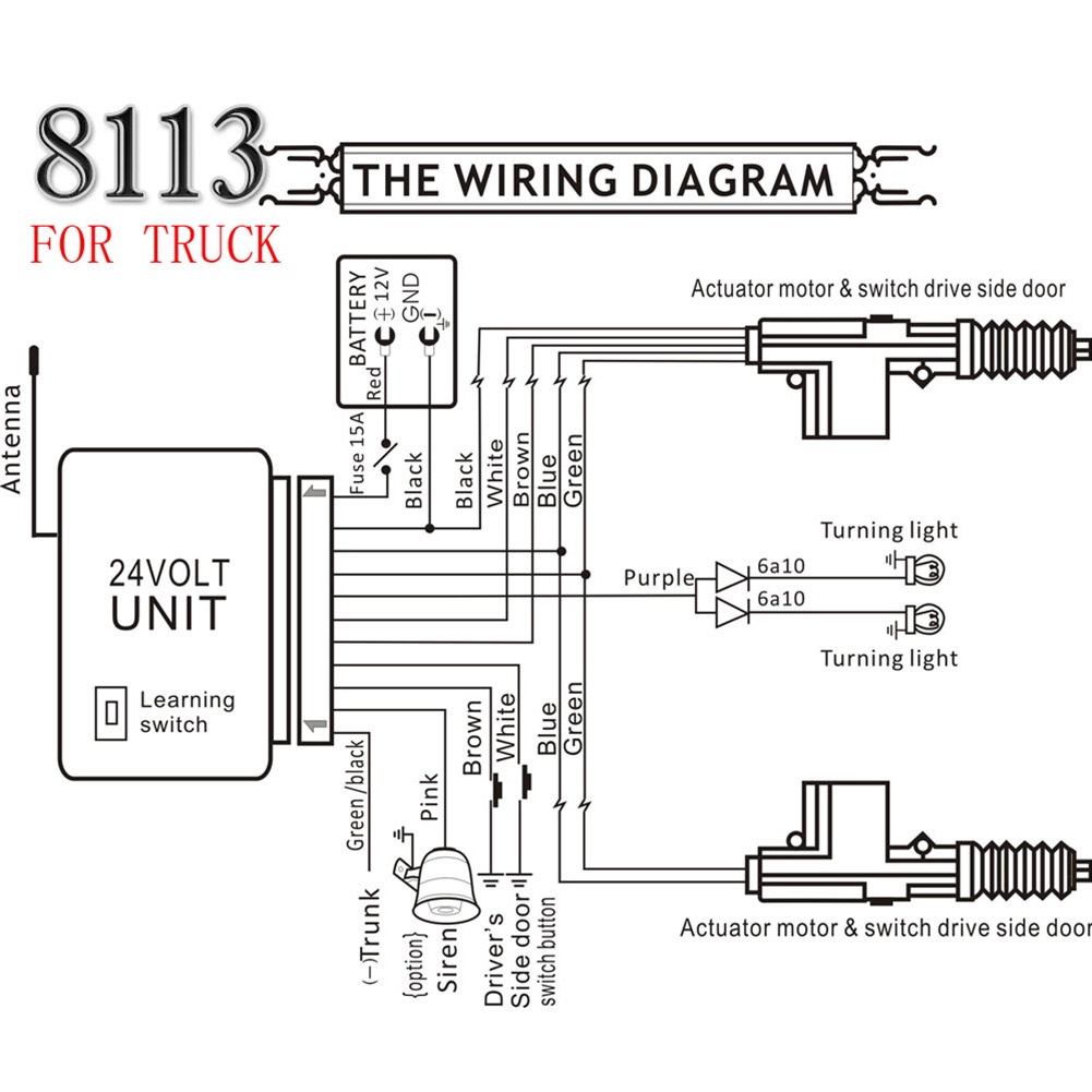 Bộ Khóa Điện Tử Chuyên Dụng Cho Cửa Xe Hơi