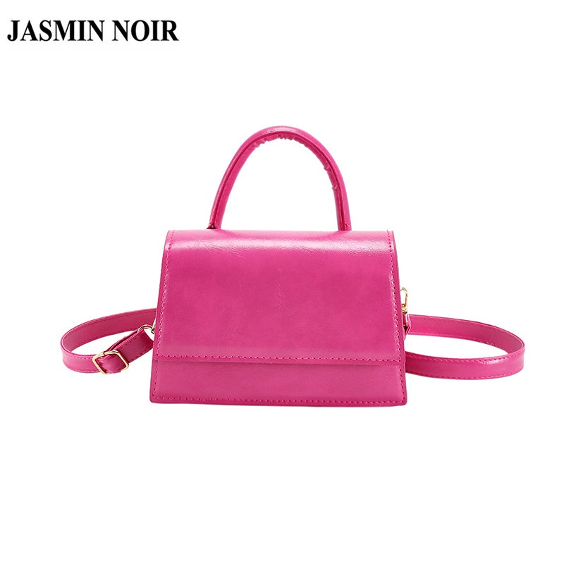 Túi Xách JASMIN NOIR Da PU Nắp Gập Nhỏ Đơn Giản Cho Nữ