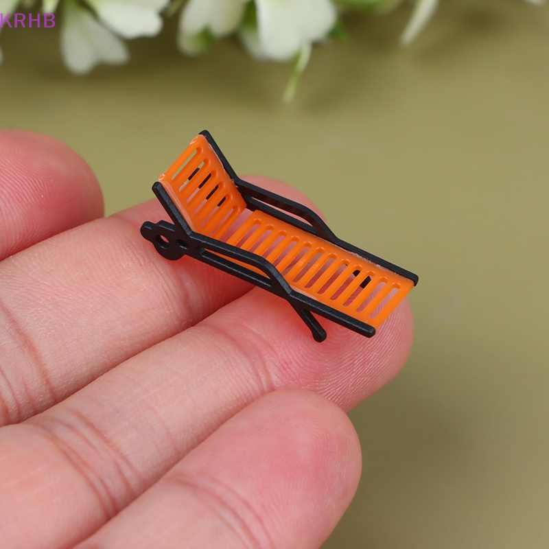 Set 10 Mô Hình Ghế Nhựa Công Viên Đường Phố Trang Trí Nhà Cửa Mới