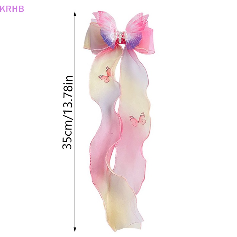 Kẹp Tóc Nơ Ruy Băng Xinh Xắn Cho Bé Gái Mới