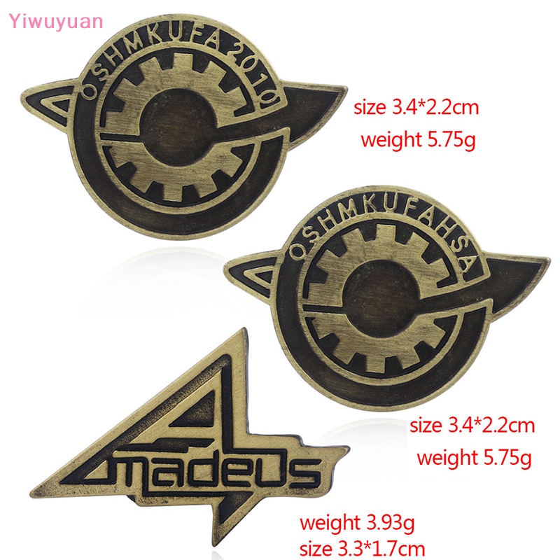 &lt; Yiwuyuan &gt; Ghim Cài Áo Kim Loại Hình Cổng Đá Trong Game Peripheral Desy