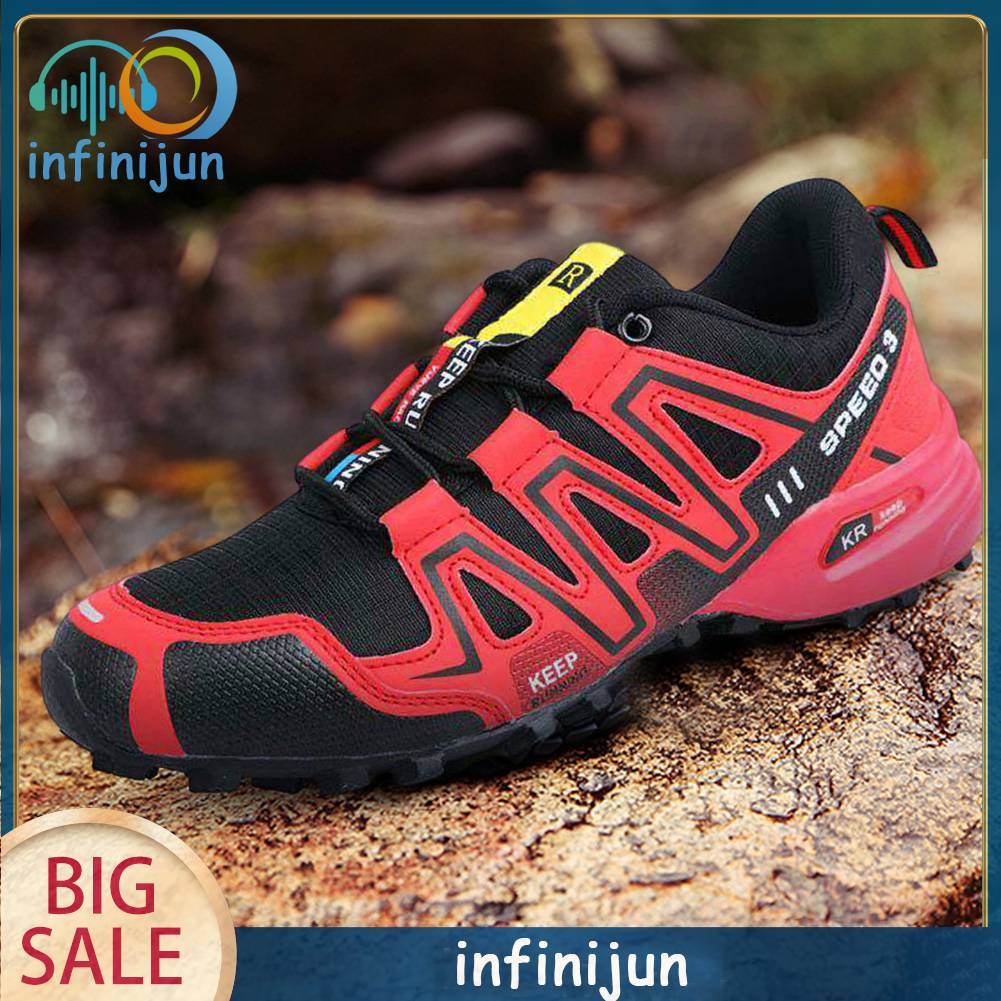 Giày Thể Thao Nam Bằng Cao Su Thoáng Khí Dùng Cho Các Hoạt Động Ngoài Trời