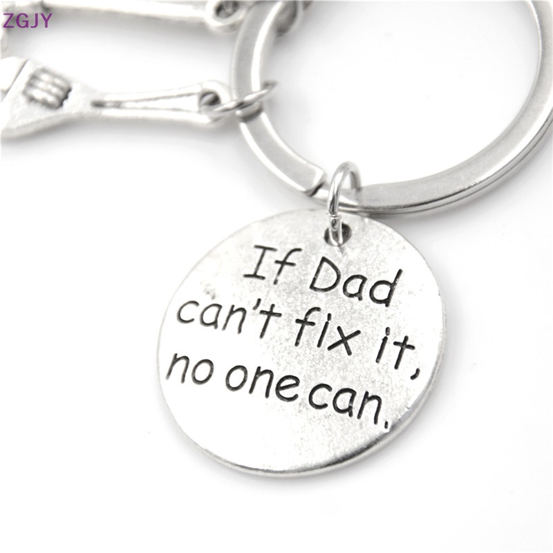 Móc Khóa ZGJY If Dad Can 'T Fix It No One Can Hand Tool Làm Quà Tặng Ngày Và Thời Tiết Mới