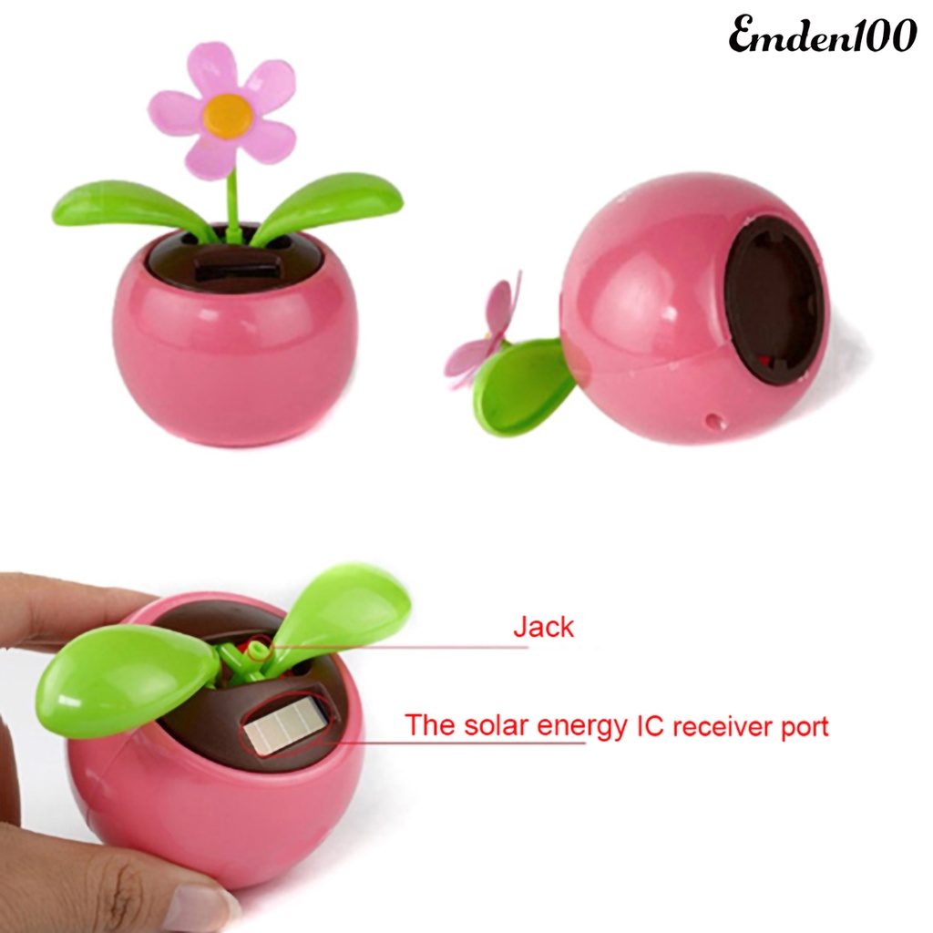 [EMDEN] Đồ Chơi Nhảy Múa Để Bàn Đa Năng Màu Sáng Hình Hoa Mini Cho Văn Phòng