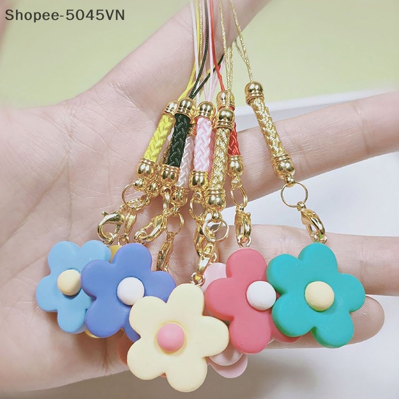 1 Móc Khóa Hình Bông Hoa Dễ Thương
