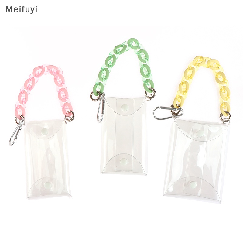 Hộp Đựng Đồ Trưng Bày Bí Ẩn Bằng PVC Trong Suốt Kèm Móc Khóa