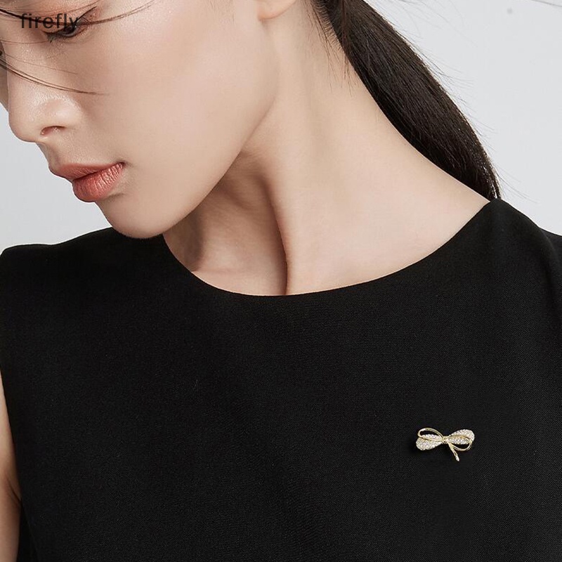 Ghim Cài Áo Hình Nơ / Hoa Hướng Dương Đính Đá Pha Lê Thanh Lịch