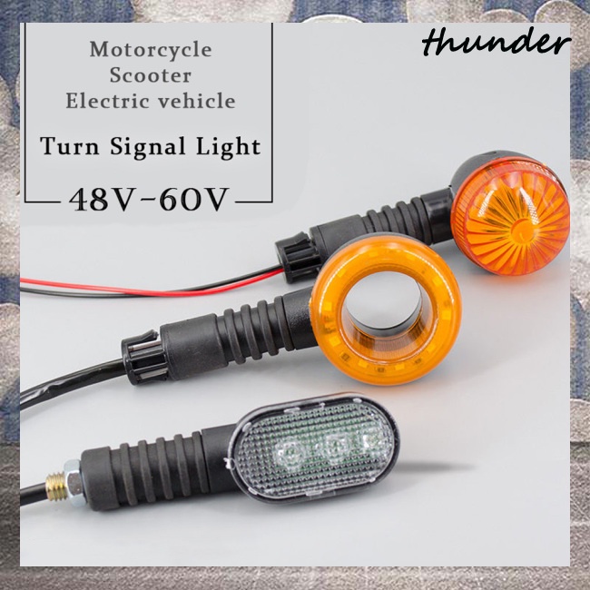 1 Cặp Đèn Tín Hiệu Xi Nhan 36-72v Cho Xe Máy