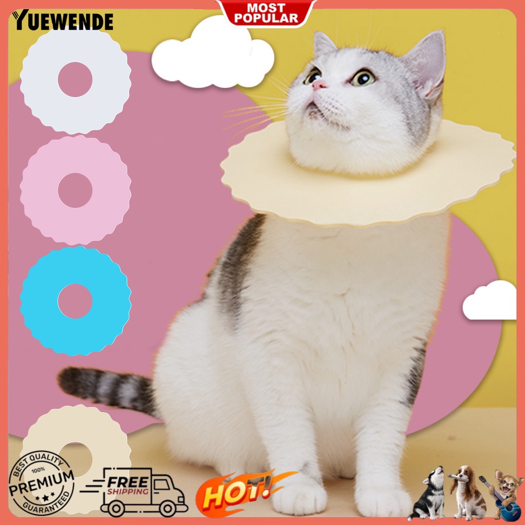 Bộ 5 Vòng Đeo Cổ Chống Cắn / Chống Đá Siêu Nhẹ Bảo Vệ Vết Thương Cho Thú Cưng