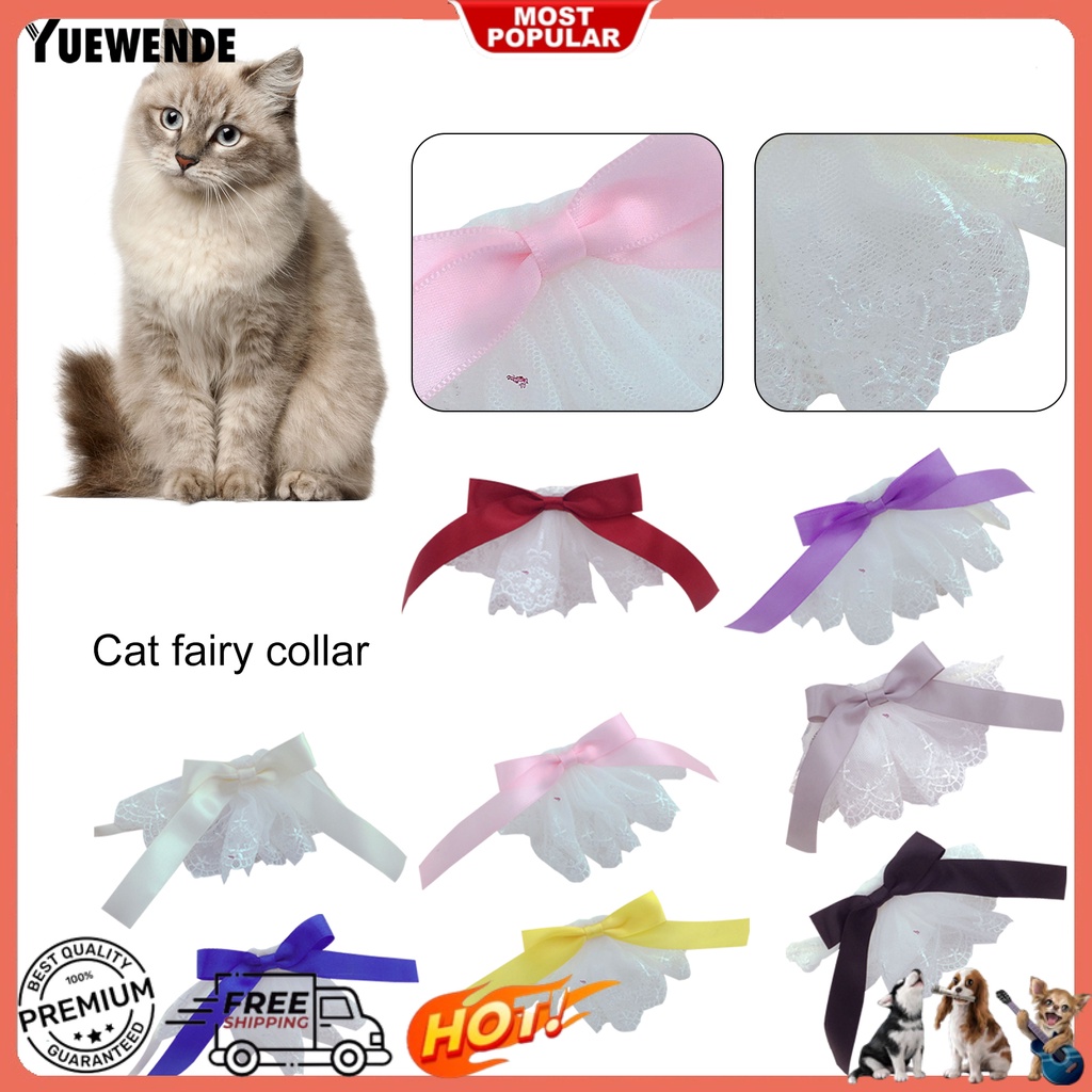 Yếm Đeo Cổ Đính Nơ Xinh Xắn Cho Thú Cưng