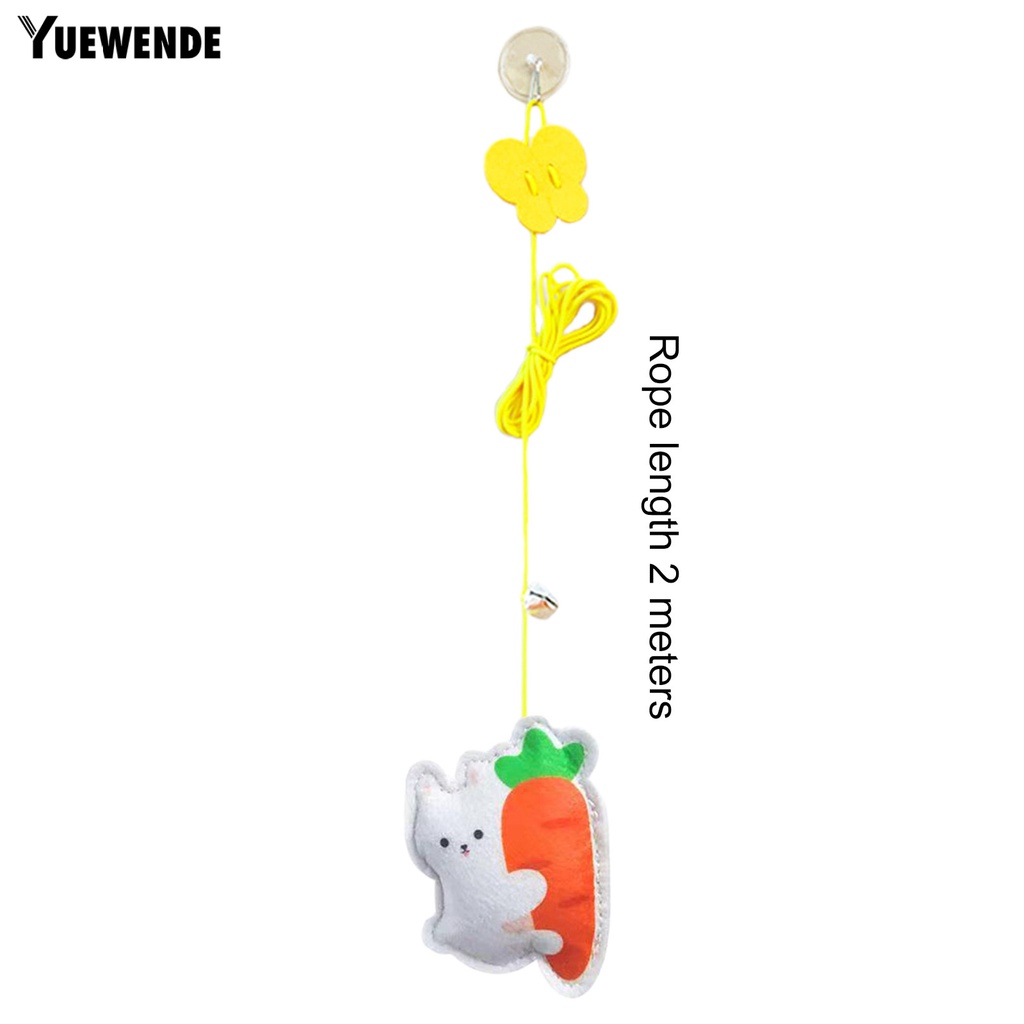 Yq.e Đồ Chơi Gậy Treo Cửa Bằng Nỉ Mềm Mại Đàn Hồi Chống Rách Giảm Căng Thẳng Vui Nhộn Dành Cho Mèo Cưng Trong Nhà