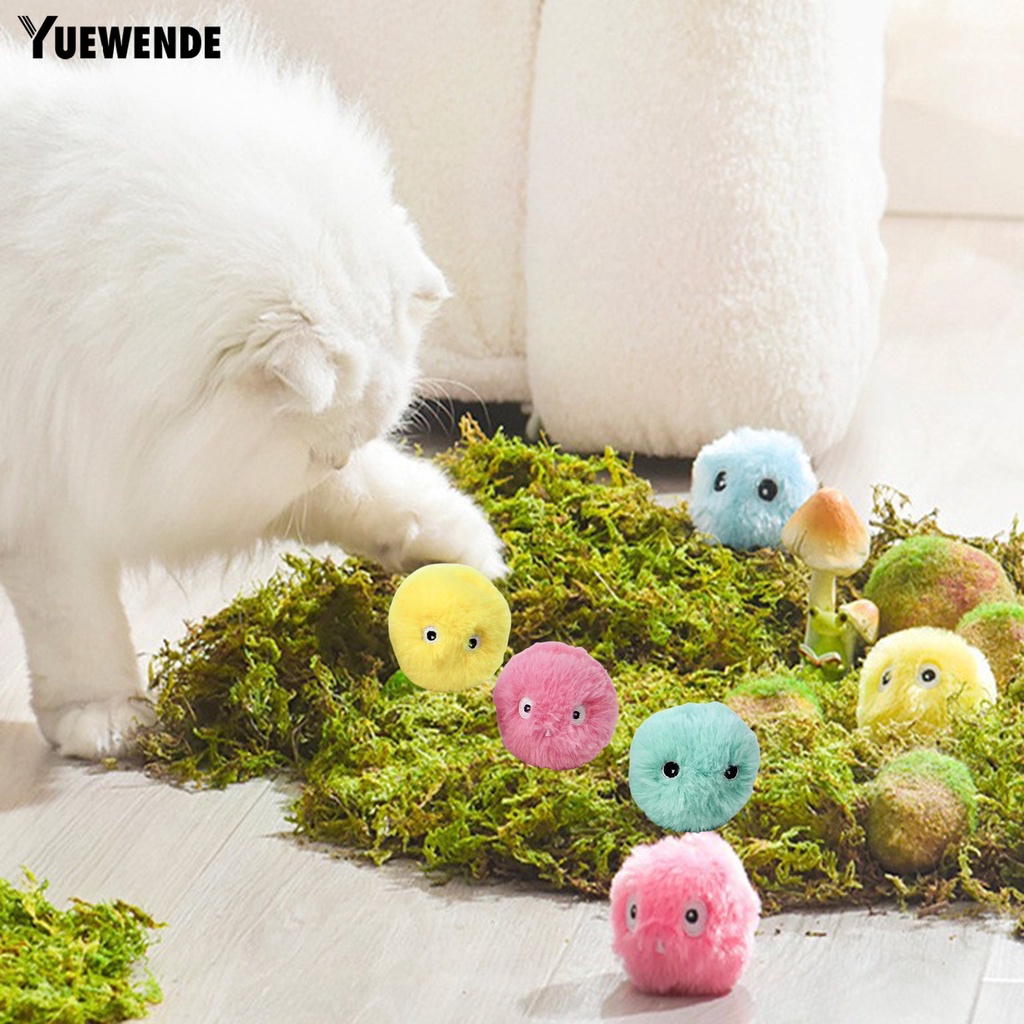 Đồ Chơi Bắt Bóng Bằng EVA Họa Tiết Hoạt Hình Phát Sáng Giúp Giảm Căng Thẳng Dành Cho Mèo Cưng