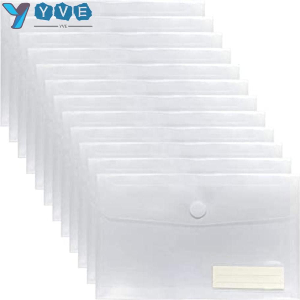 YVE Bộ 12 Túi Đựng Nhãn Đánh Dấu Ghi Chú Tiện Dụng