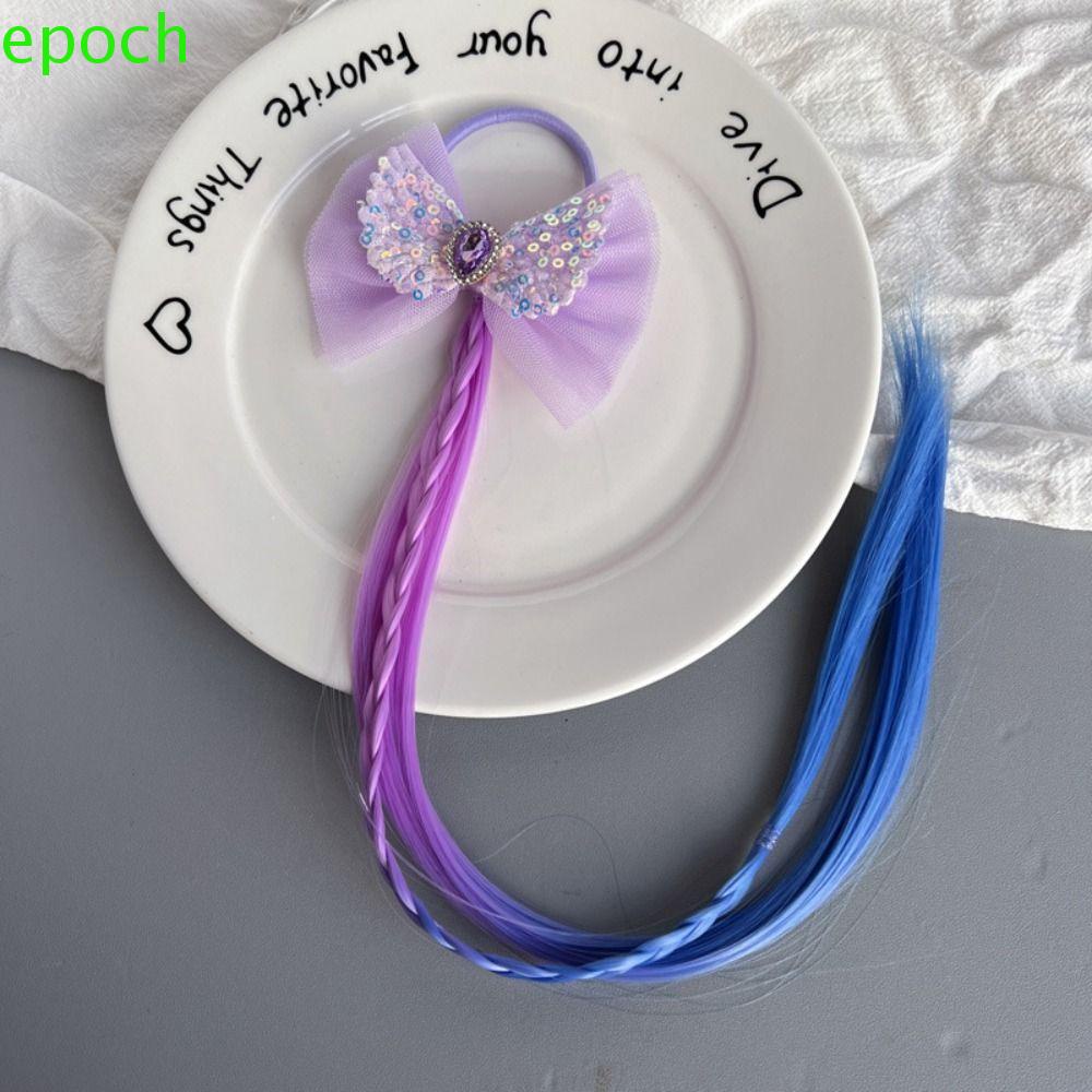 Epoch Tóc Giả Bện Bằng Sợi Tổng Hợp Màu Gradient Dành Cho Bé Gái Chụp Ảnh